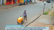 Vendedor de picolé atingido e arremessado por motocicleta deve receber nesta semana