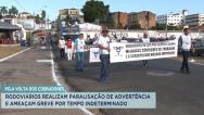 Rodoviários realizam protesto e ameaçam greve por tempo indeterminado em São Luís