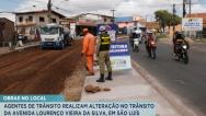 Obra de requalificação altera trânsito no bairro São Cristóvão