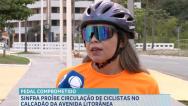 Sinfra proíbe circulação de ciclistas em trecho do calçadão da Av. Litorânea