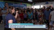 Caravana do Bem abre ações de 2024 com cestas básicas no bairro Liberdade 