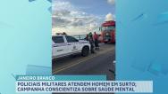 PMs evitam que homem em surto pulasse da Ponte São Francisco