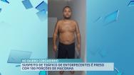 Preso suspeito de tráfico de drogas no Coroadinho