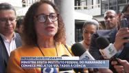 Luciana Santos, ministra da Ciência, Tecnologia e Inovação, visita o IFMA
