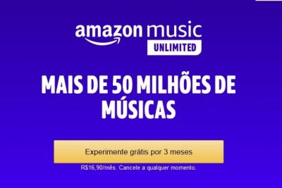 Amazon Music chega ao Brasil integrado ao Prime