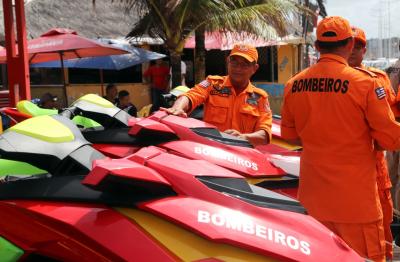 Motos aquáticas dobram capacidade de atendimento dos Bombeiros no MA