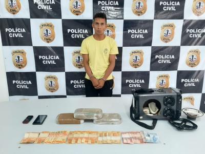 Homem é preso com cerca de 3 kg de drogas em ônibus no MA