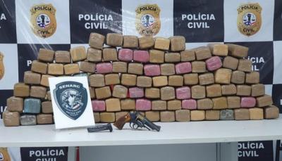 Polícia Civil apreende cerca de 100 kg de maconha no MA