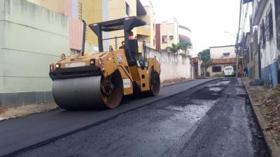 obras de pavimentação