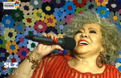 São Luís 408: show de Alcione homenageia aniversário da capital