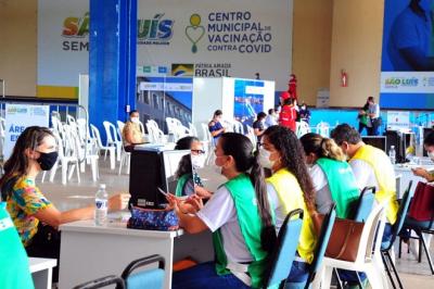 São Luís: Centro de Vacinação já atendeu mais de 7,6 mil pessoas