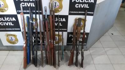 Pinheiro: polícia desmonta fábricas clandestinas de armas de fogo