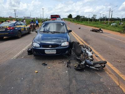 Motociclista morre após colisão na BR 010 em Imperatriz