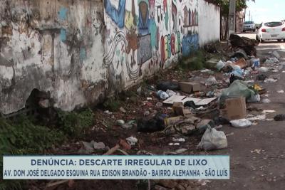 Balanço Geral denuncia descarte irregular de lixo no bairro Alemanha