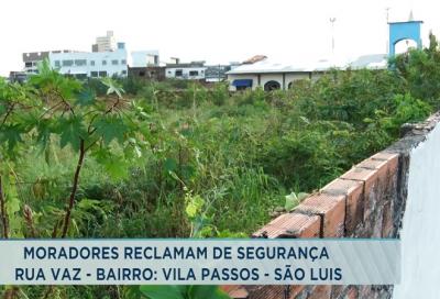 Terreno abandonado serve de esconderijo para criminosos