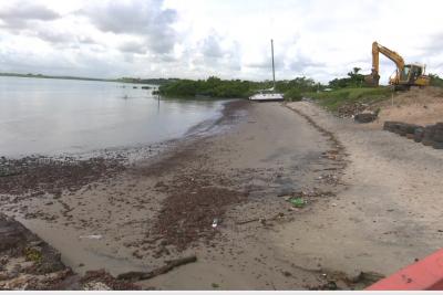 Iniciada obra de revitalização da Praia do Bonfim