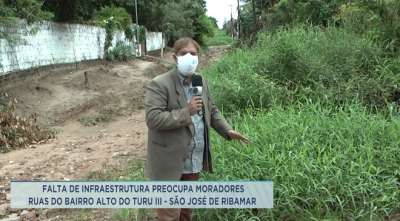 Moradores do Alto do Turu III sofrem com a falta de infraestrutura do bairro