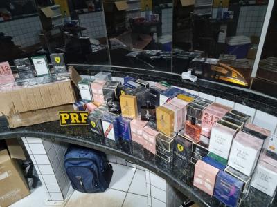 PRF apreende perfumes transportados de forma irregular no MA