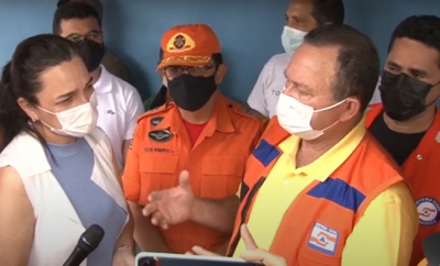 Vice-governador visita áreas atingidas pela enchente em Imperatriz