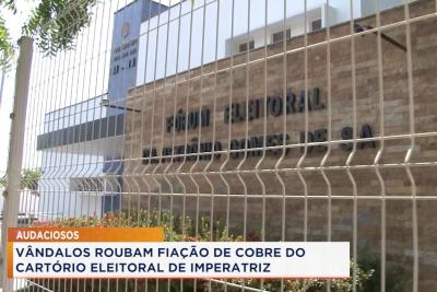 Imperatriz: vigilante frustra roubo de cabos no fórum eleitoral 