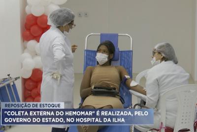 Hemomar realiza campanha de doação de sangue no Hospital da Ilha