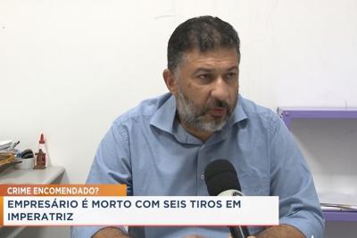 Imperatriz: empresário é morto a tiros com arma de fogo