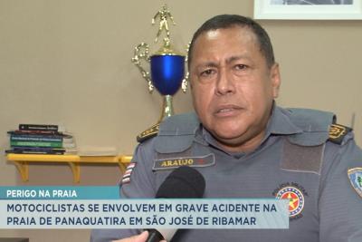 SJR: motociclistas se envolvem em acidente grave na Praia de Panaquatira