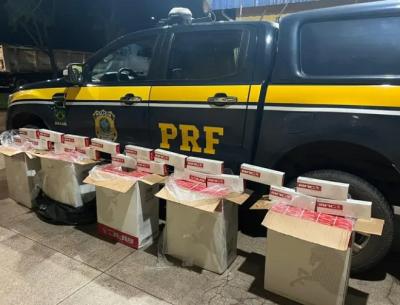 PRF apreende 2.500 carteiras de cigarro contrabandeadas em Imperatriz