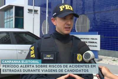 PRF alerta para riscos de acidentes em estradas durante o período eleitoral