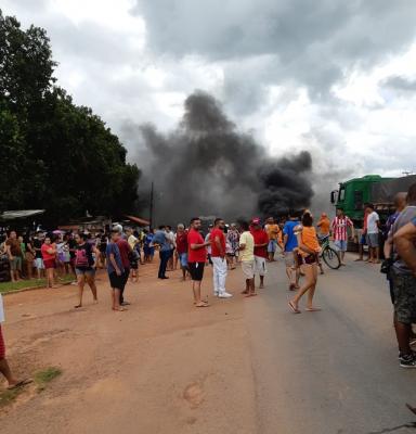 Após morte de idosa, manifestantes bloqueiam BR-316 no Maranhão