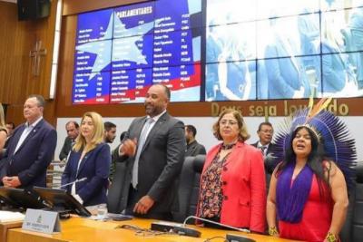 ALEMA homenageia os ministros Wellington Dias, Sônia Guajajara e Cida Gonçalves 