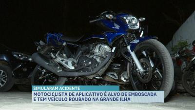 Motociclista de aplicativo é alvo de emboscada e tem moto roubada na grande ilha