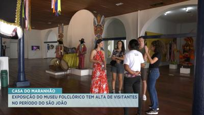 Exposição do Museu Folclórico do Maranhão tem alta de visitantes no período junino