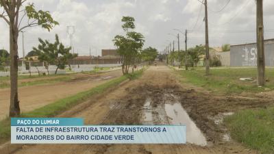 Moradores reclamam de infraestrutura no bairro Cidade Verde