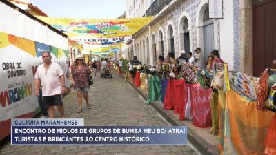 Centro Histórico recebe encontro de Miolos de Bumba meu boi em SL