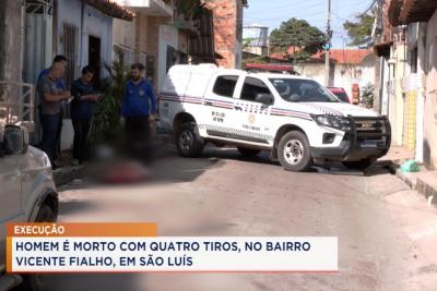 Homem é assassinado a tiros no bairro Vicente Fialho, em São Luís