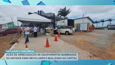 Parceria arrecada eletroeletrônicos para reciclagem em São Luís