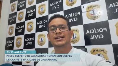 Preso suspeito de assassinar homem com golpes de canivete em Chapadinha