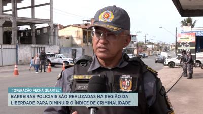 PM reforça ações de segurança no bairro Liberdade