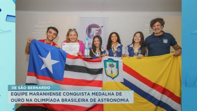 Maranhenses recebem medalha de ouro em olimpíada nacional de astronomia