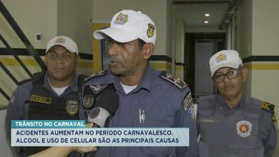 Carnaval: PM alerta para acidentes causados por embriaguez ao volante