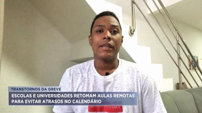 Greve de ônibus: escolas e universidades retomam aulas remotas 