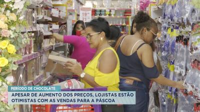 Lojistas estão otimistas com as vendas para a Páscoa