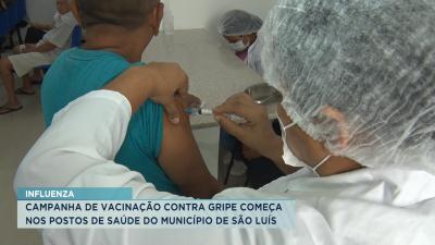 Campanha de vacinação contra gripe inicia nessa terça-feira (4) em São Luís