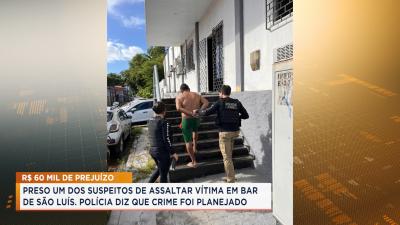 Preso um dos suspeitos de assaltar vítima em bar no bairro Santa Cruz