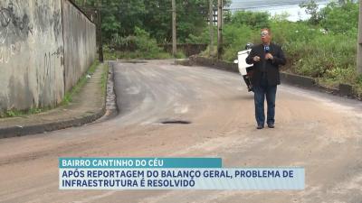 Problema de infraestrutura é resolvido após reportagem do BG