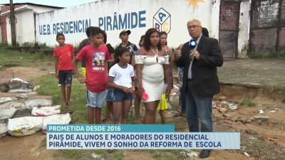 Pais e responsáveis reclamam de falta de aulas e infraestrutura em escola de Paço do Lumiar