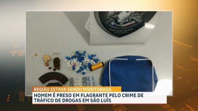 Ação policial prende suspeito de tráfico de drogas no bairro Ivar Saldanha