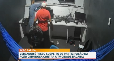 Vereador é detido suspeito de participação na ação criminosa contra TV Cidade Bacabal   