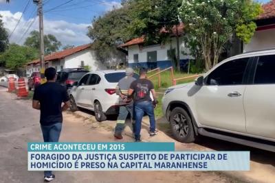 Preso suspeito de envolvimento em homicídio há 9 anos no Coroadinho